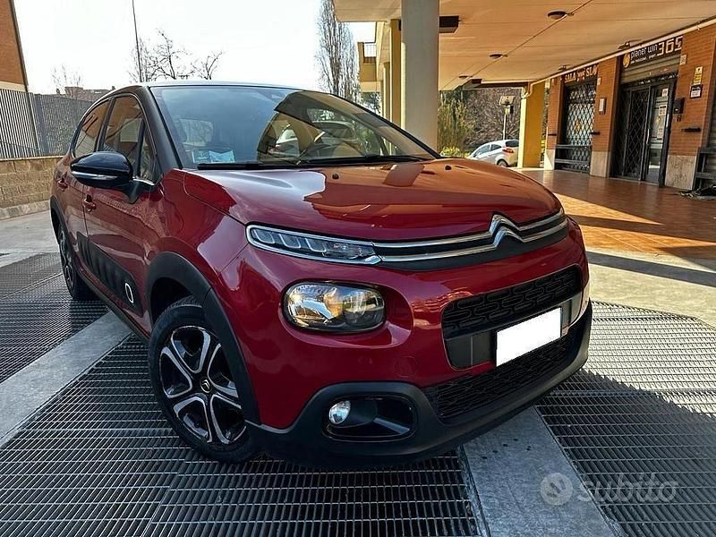 Rosso Usata 2018 Citroën C3 PureTech Tre volumi | 10.500 € (Cara) - Immagine 1/4
