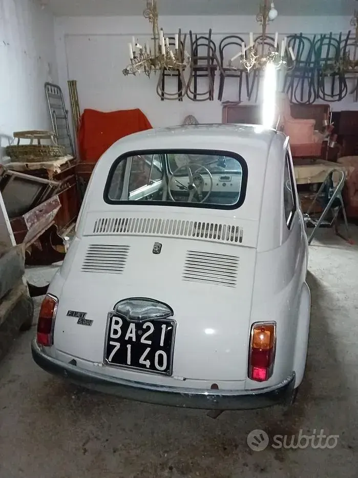 Usata Fiat 500 1960 Bianco Utilitaria