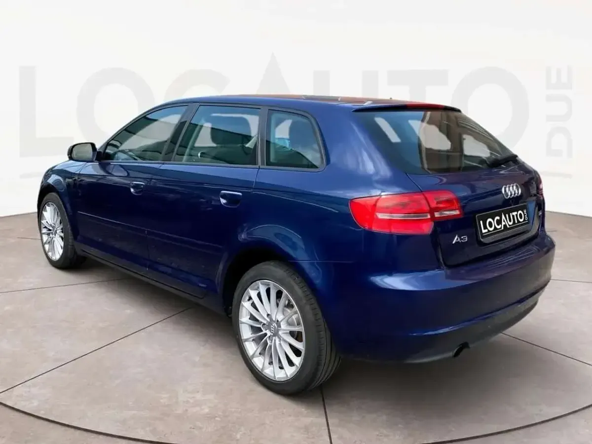 Usata Audi A3 Sportback Attraction 90 CV (66 kW) 2011 Blu Utilitaria