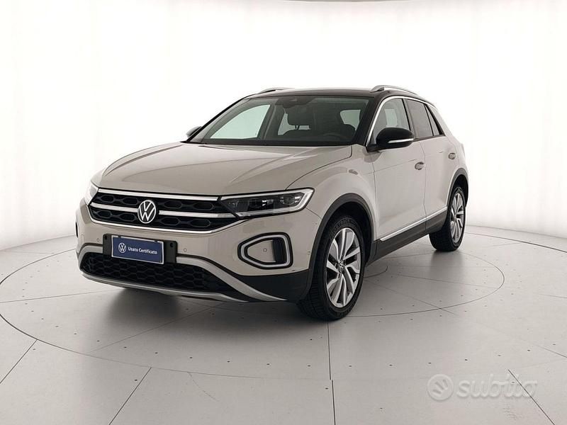 Ascot grey nero Usata 2022 VW T-Roc Style SUV | 21.400 € (Buon prezzo) - Immagine 1/4