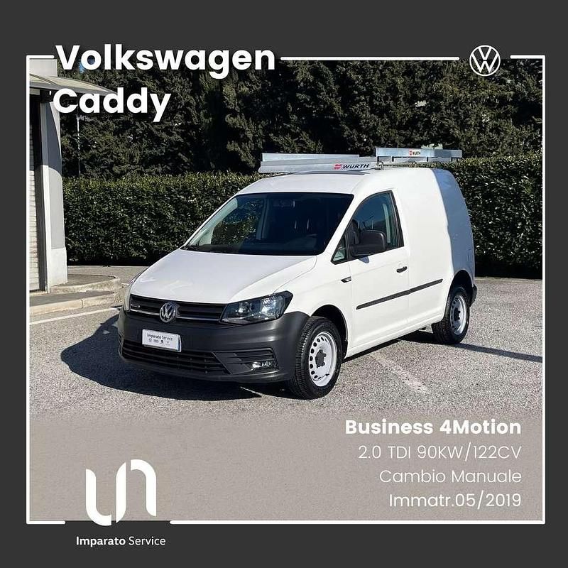 Usata VW Caddy Business 122 CV (89 kW) 2019 Bianco Monovolume