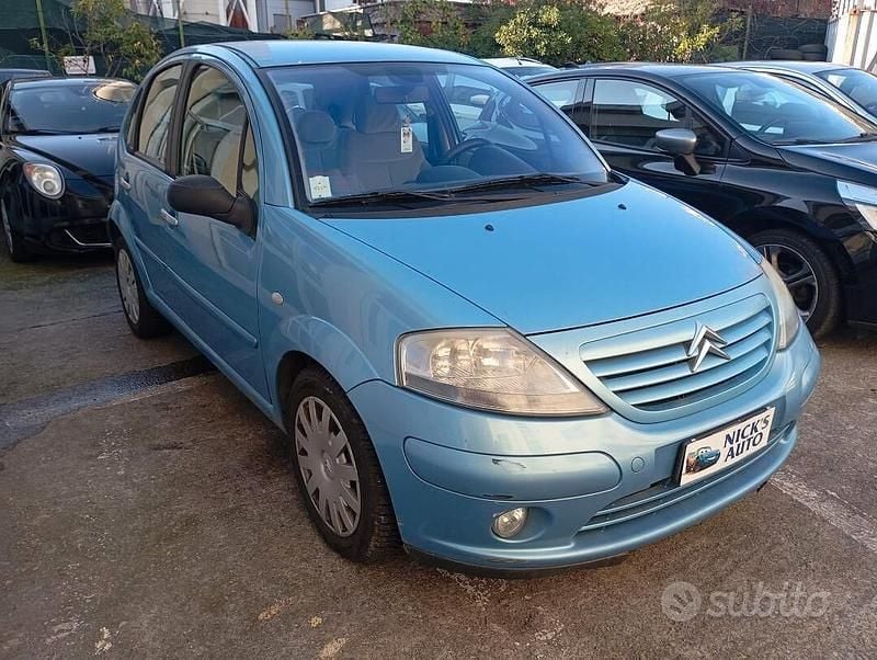 Usata Citroën C3 Elegance 68 CV (50 kW) 2005 Blu Berlina