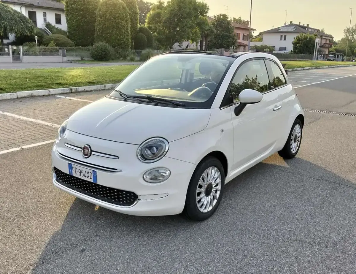 Usata Fiat 500C Lounge 69 CV (50 kW) 2016 Bianco Cabrio