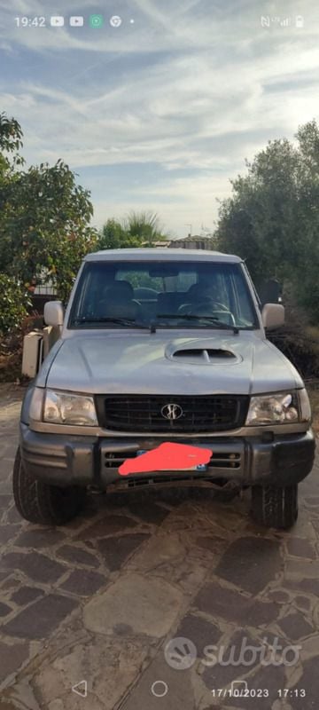 Grigio Usata 2001 Hyundai Galloper SUV | 2500 € (Super prezzo) - Immagine 1/4