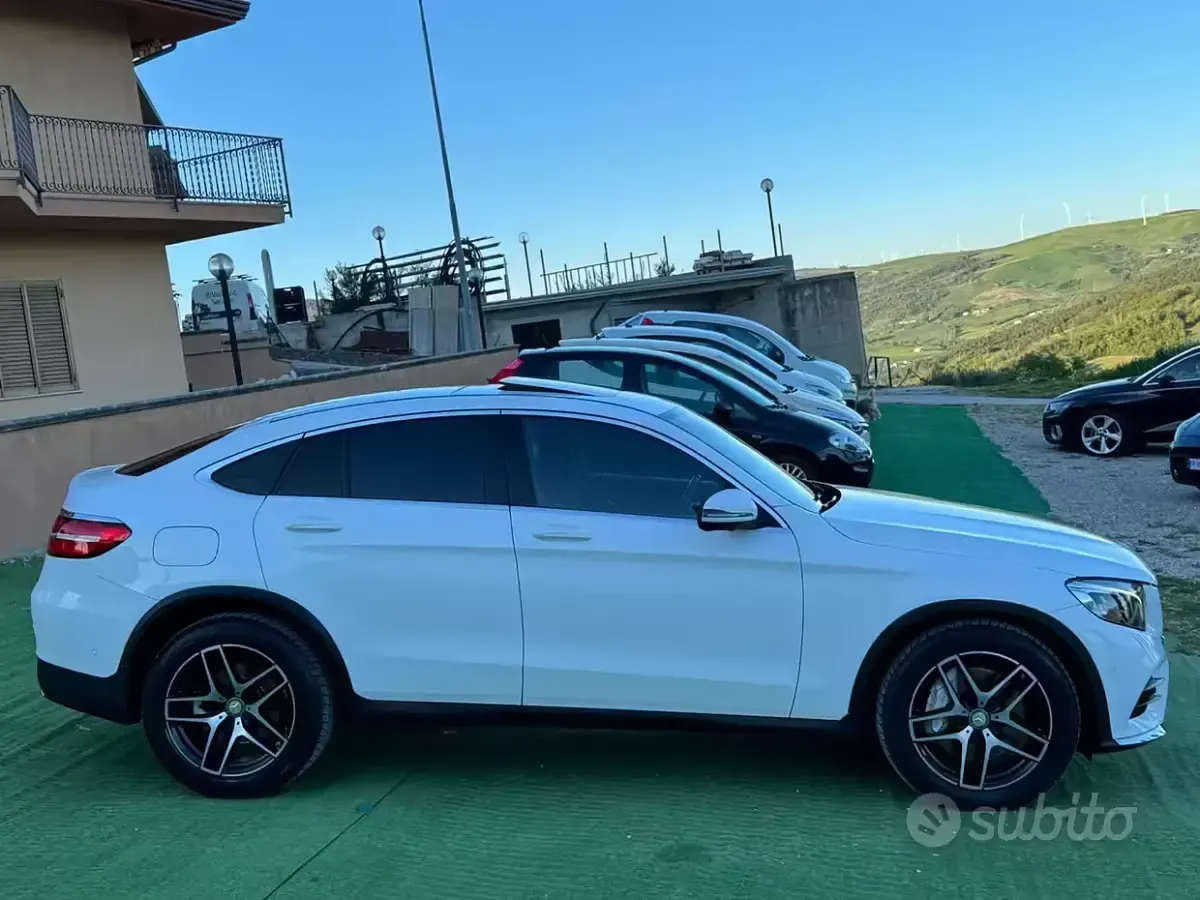Usata Mercedes GLC250 Premium 204 CV (150 kW) 2016 Bianco Coupé