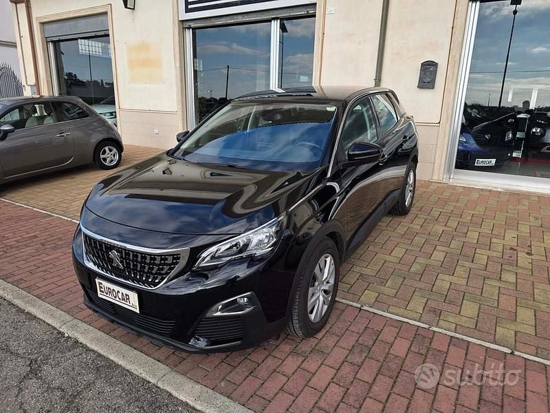 Usata Peugeot 3008 Business-Line 131 CV (96 kW) 2019 Nero SUV