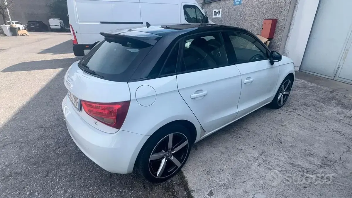 Usata Audi A1 90 CV (66 kW) 2013 Bianco Utilitaria