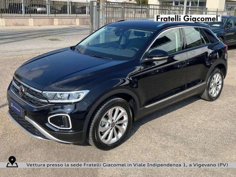 Deep black perlato Usata 2022 VW T-Roc Style SUV | 24.400 € (Buon prezzo) - Immagine 1/4