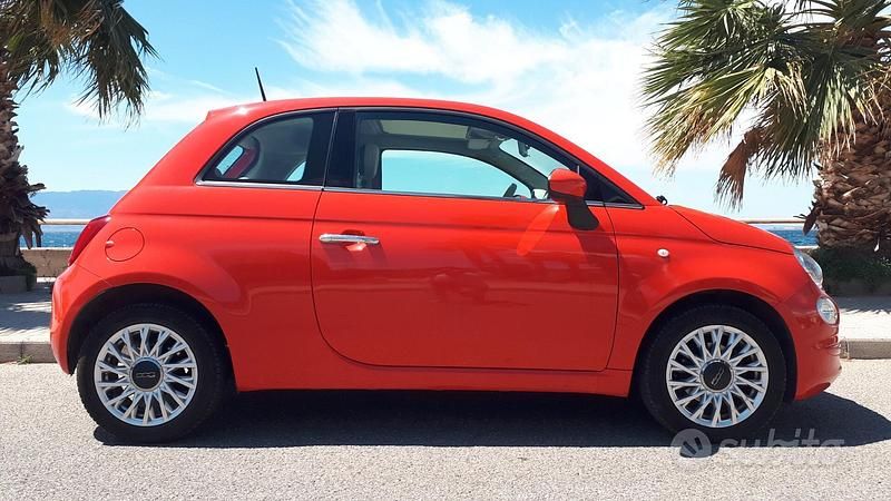 Usata Fiat 500 69 CV (50 kW) 2018 Arancione Berlina