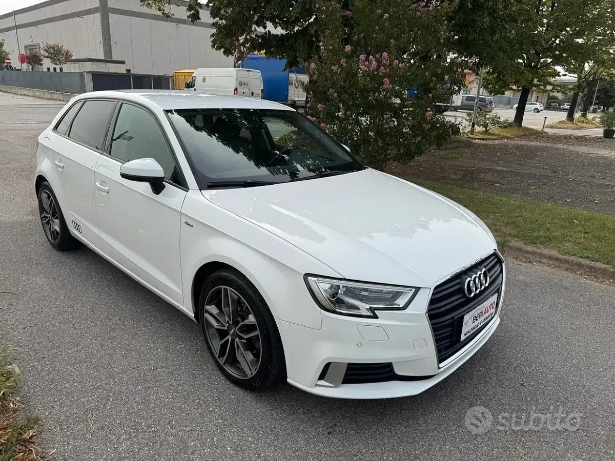 Usata Audi A3 S-Line 150 CV (110 kW) 2016 Bianco Berlina
