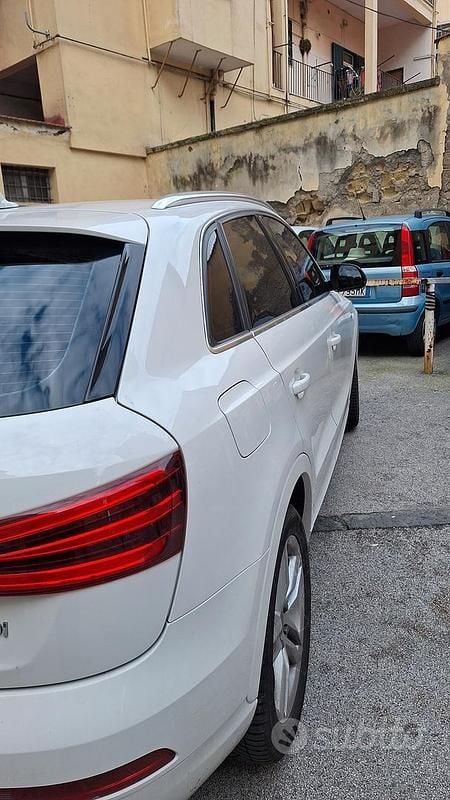 Usata Audi Q3 S-Line 140 CV (102 kW) 2015 Bianco SUV