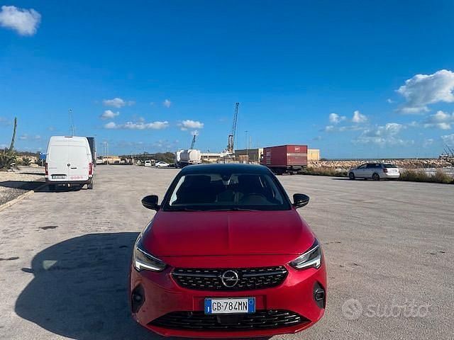 Usata Opel Corsa Elegance 101 CV (74 kW) 2020 Rosso Berlina