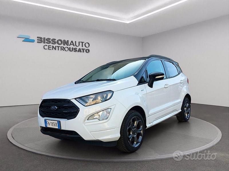 Usata Ford Ecosport ST-Line 125 CV (91 kW) 2018 Bianco pastello SUV