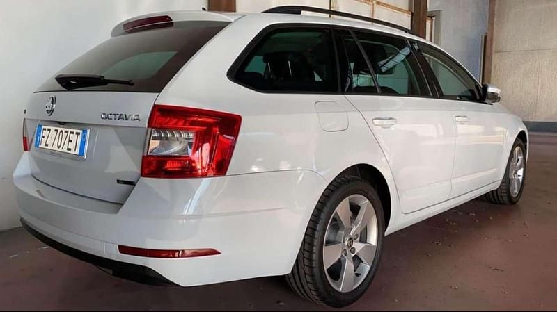 Usata Skoda Octavia G-TEC Style 131 CV (96 kW) 2020 Bianco Station wagon