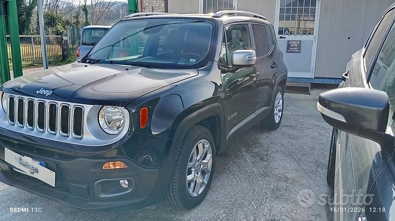 Usata Jeep Renegade Longitude 120 CV (88 kW) 2014 Nero SUV