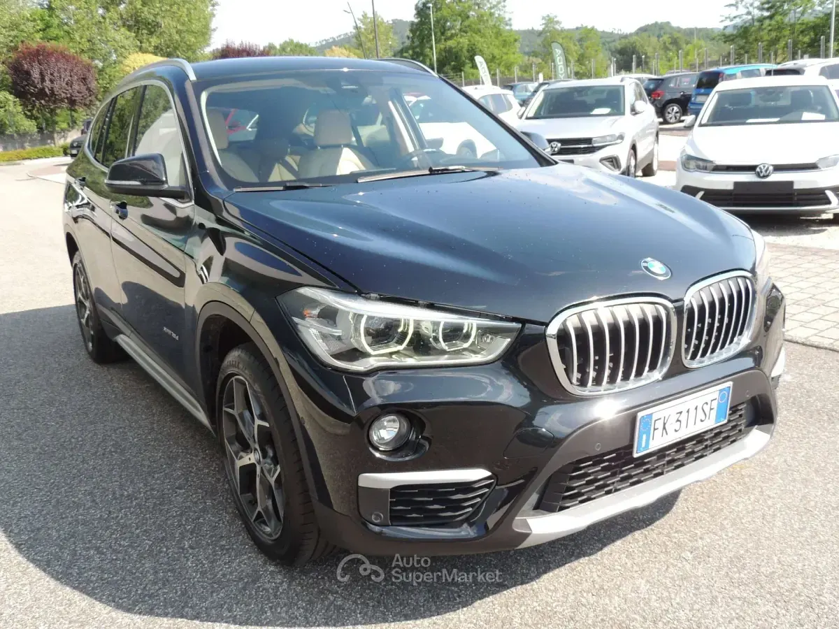 Usata BMW X1 xLine 150 CV (110 kW) 2017 Nero SUV