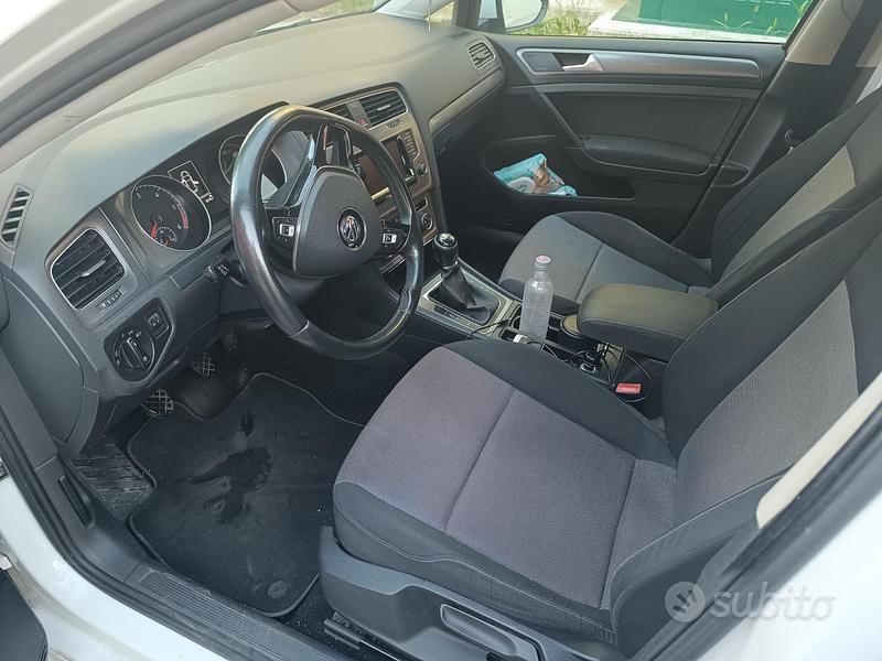 Usata VW Golf VII 90 CV (66 kW) 2013 Bianco Berlina