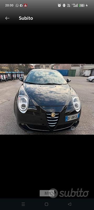Usata Alfa Romeo MiTo 2009 Nero Utilitaria