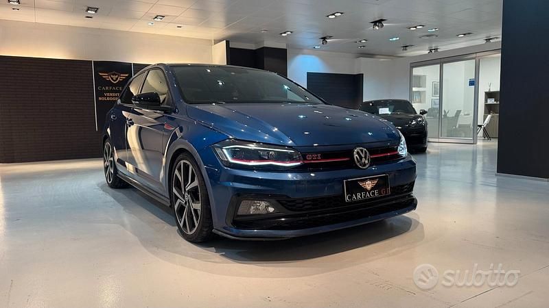 Usata VW Polo GTI 200 CV (147 kW) 2019 Blu Berlina