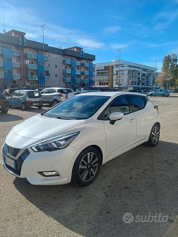 Usata Nissan Micra 71 CV (52 kW) 2019 Bianco Utilitaria