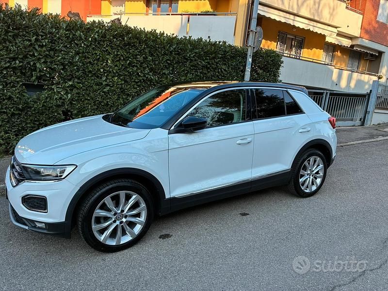Usata VW T-Roc Advance 116 CV (85 kW) 2019 Bianco SUV