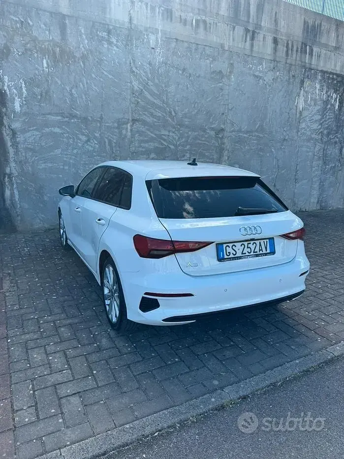 Usata Audi A3 116 CV (85 kW) 2024 Bianco Berlina