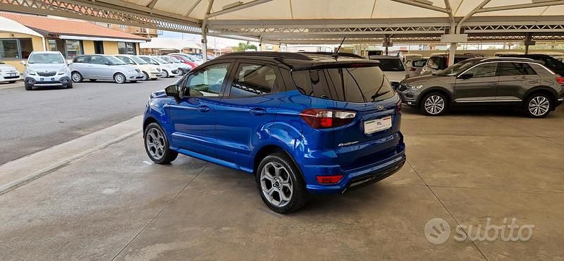Usata Ford Ecosport ST-Line 100 CV (73 kW) 2018 Blu SUV