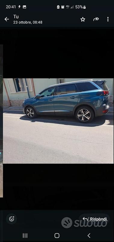 Usata Peugeot 5008 120 CV (88 kW) 2017 Verde Monovolume