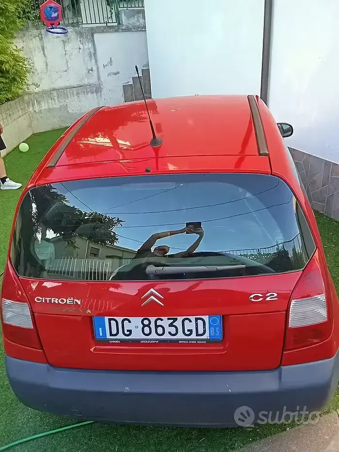 Usata Citroën C2 60 CV (44 kW) 2007 Rosso Utilitaria