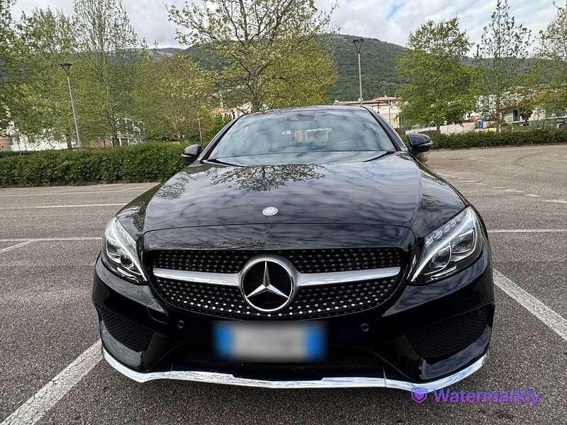 Usata Mercedes C220 Premium Plus 170 CV (125 kW) 2017 Nero Coupé