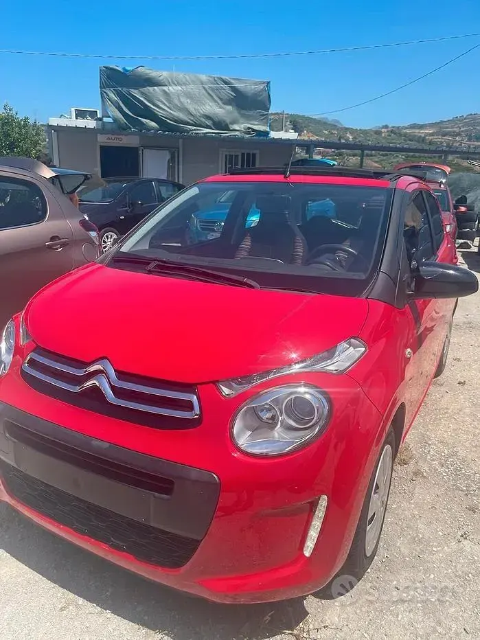 Usata Citroën C1 Feel 69 CV (50 kW) 2016 Rosso Utilitaria