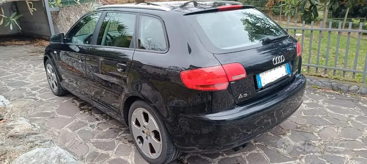 Usata Audi A3 140 CV (102 kW) 2008 Nero Utilitaria
