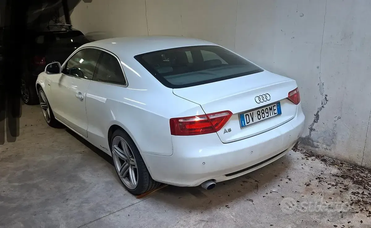 Usata Audi A5 190 CV (139 kW) 2009 Bianco Coupé