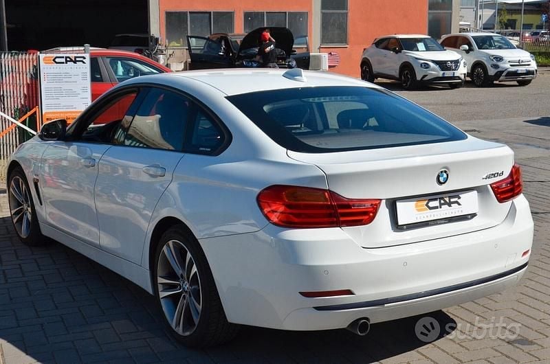 Usata BMW 420 Gran Coupé Sport Line 184 CV (135 kW) 2014 Bianco Coupé