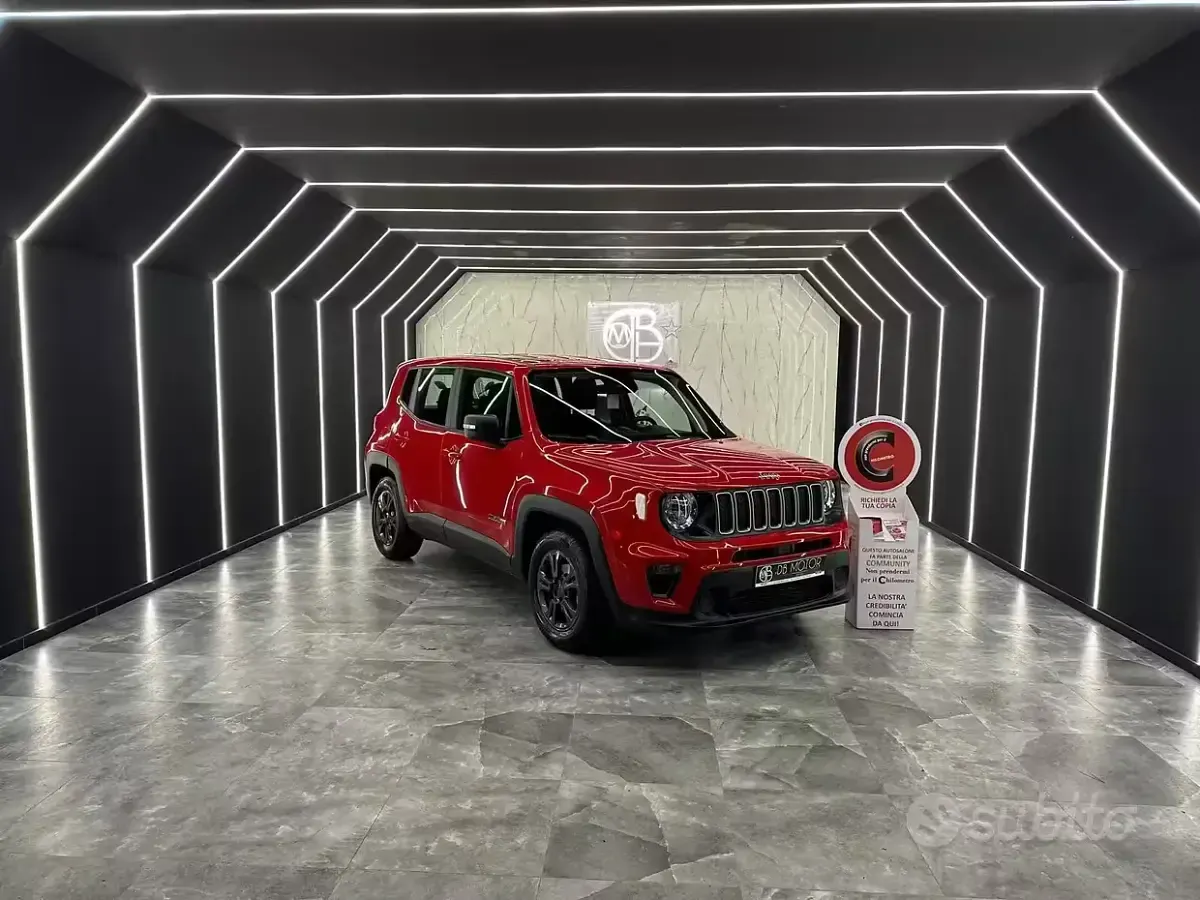 Usata Jeep Renegade Limited 131 CV (96 kW) 2022 Rosso SUV
