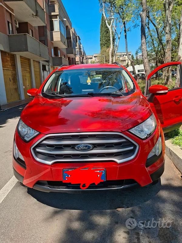 Usata Ford Ecosport 112 CV (82 kW) 2019 Rosso SUV