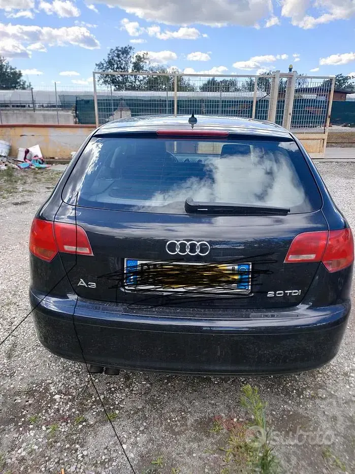 Usata Audi A3 140 CV (102 kW) 2008 Nero Utilitaria