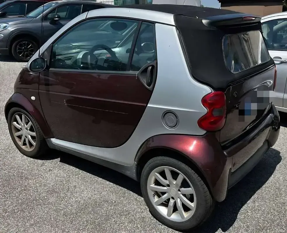 Usata Smart ForTwo Cabrio Passion 61 CV (44 kW) 2006 Rosso Cabrio