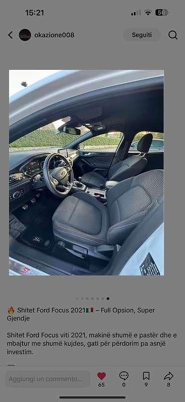 Usata Ford Focus Active 125 CV (91 kW) 2021 Bianco