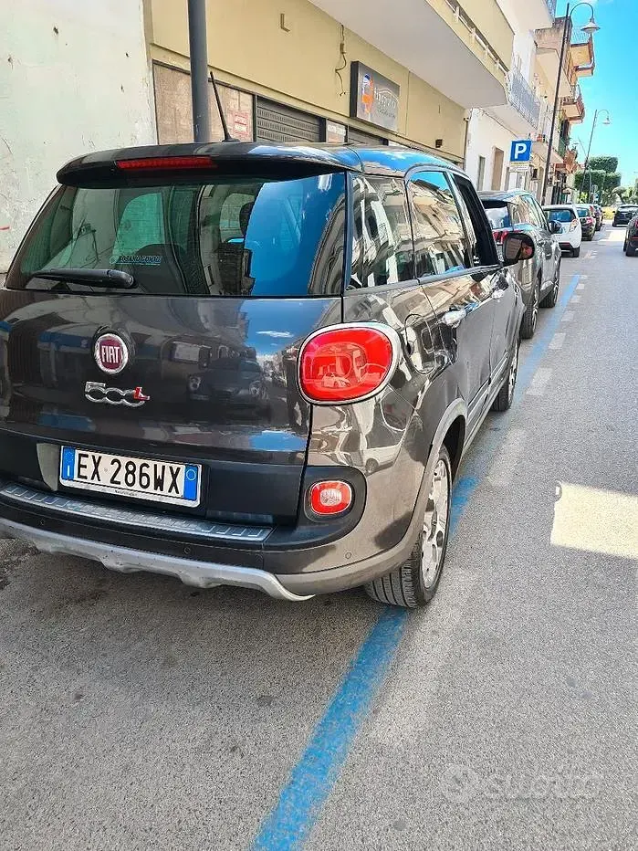 Usata Fiat 500L Trekking 85 CV (62 kW) 2015 Grigio Monovolume