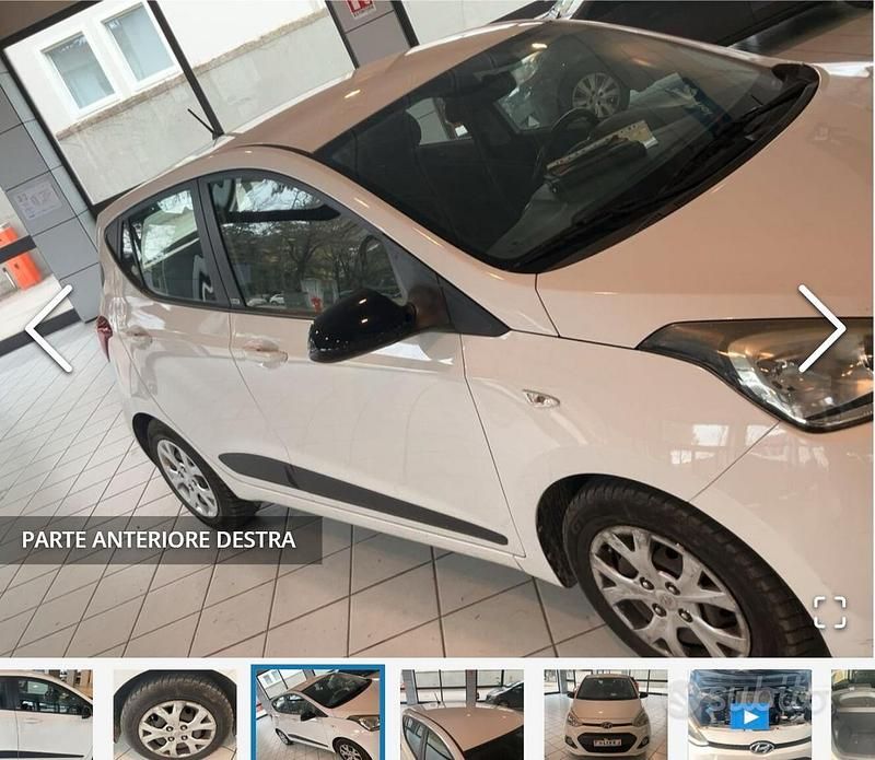 Usata Hyundai i10 67 CV (49 kW) 2015 White peral Utilitaria