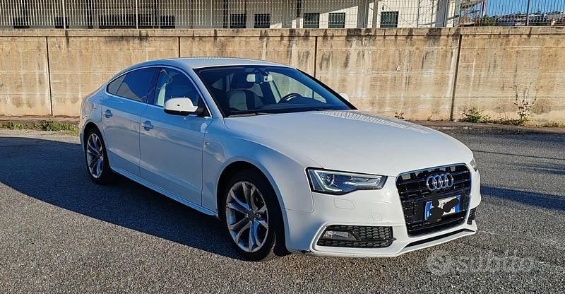 Usata Audi A5 2015 Bianco Coupé