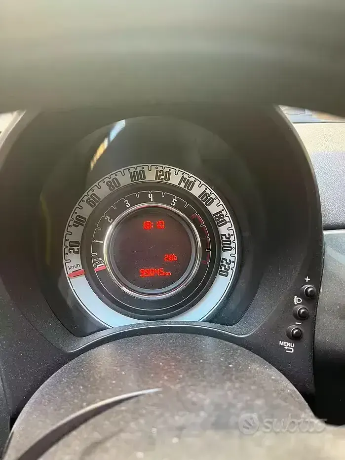 Usata Fiat 500 69 CV (50 kW) 2016 Grigio Berlina