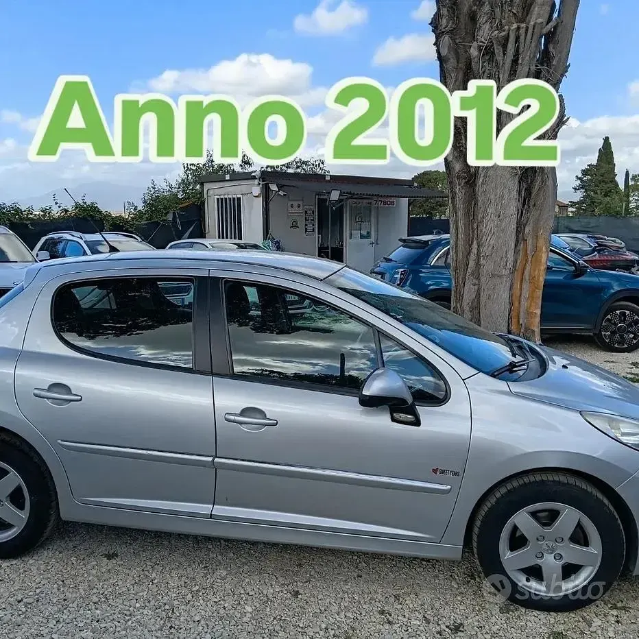 Usata Peugeot 207 68 CV (50 kW) 2012 Grigio Berlina