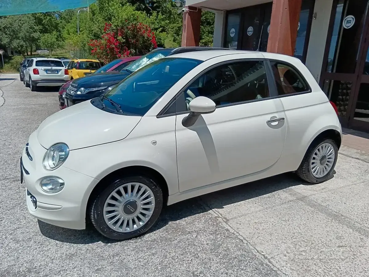 Usata Fiat 500 95 CV (69 kW) 2018 Bianco Berlina