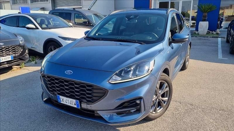 Chrome blu Usata 2022 Ford Kuga ST-Line X SUV | 23.500 € (Buon prezzo) - Immagine 1/4