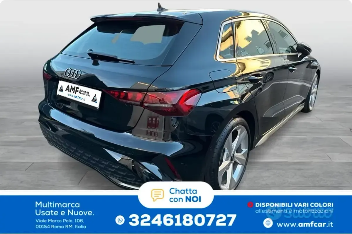 Usata Audi A3 S-Line 150 CV (110 kW) 2025 Nero Berlina