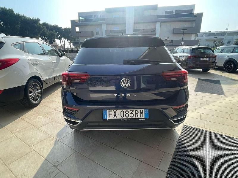 Usata VW T-Roc Advance 116 CV (85 kW) 2019 Blu/azzurro SUV