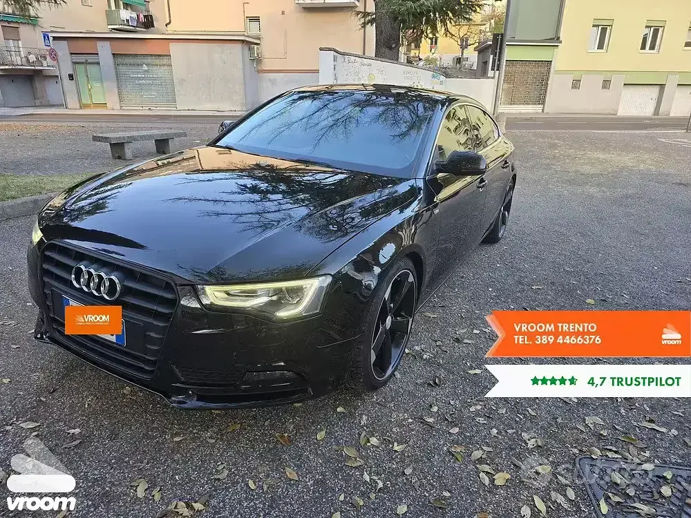 Usata Audi A5 Advanced 177 CV (130 kW) 2015 Nero Coupé