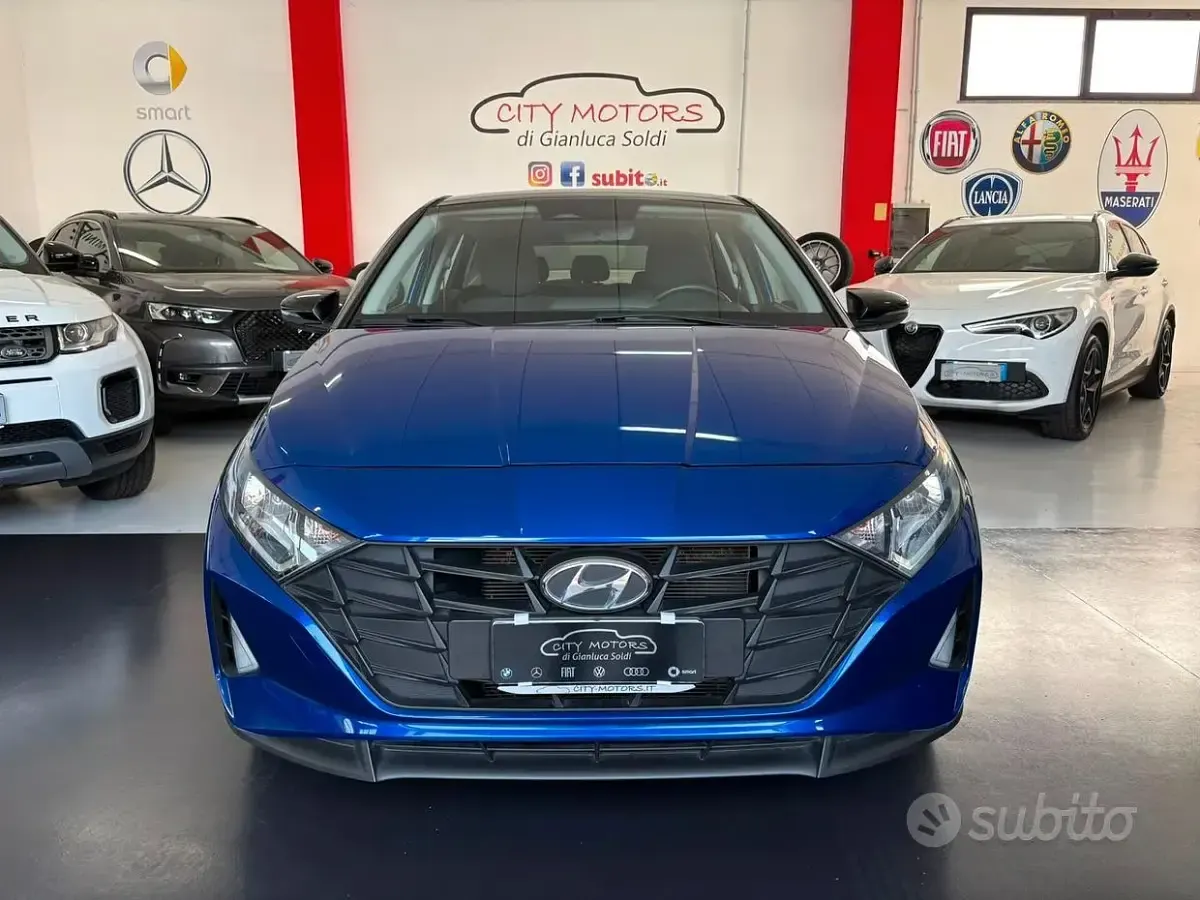 Usata Hyundai i20 N Line 84 CV (61 kW) 2021 Bluazzurro Utilitaria